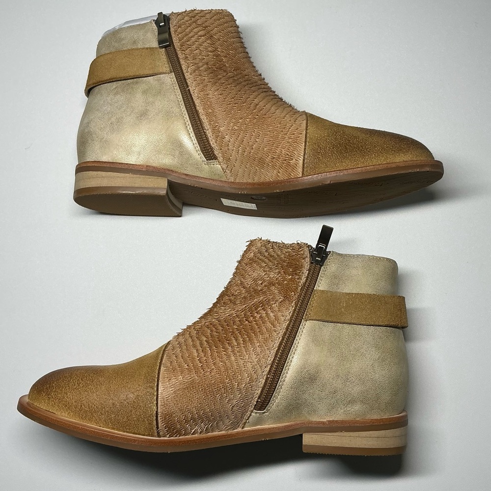 Antelope Comfortable Leather Leslie Ankle Boots Size 38 / US 7.5 NEW - Picture 2 of 11